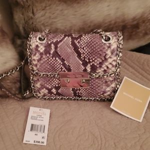Michael kors small snake print bag
